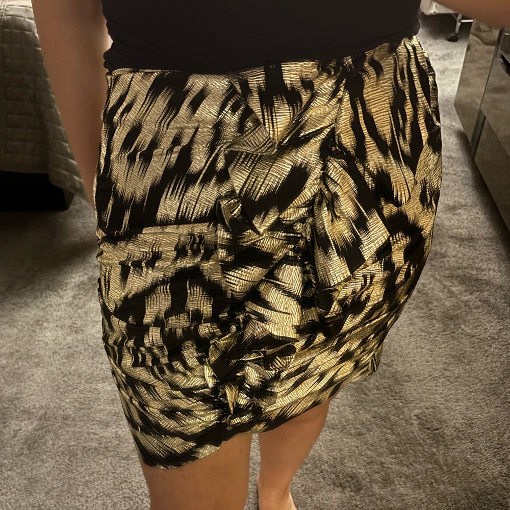 Metallic Mini Skirt NWT